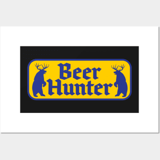 Beer Hunter Yellow-Blue Posters and Art